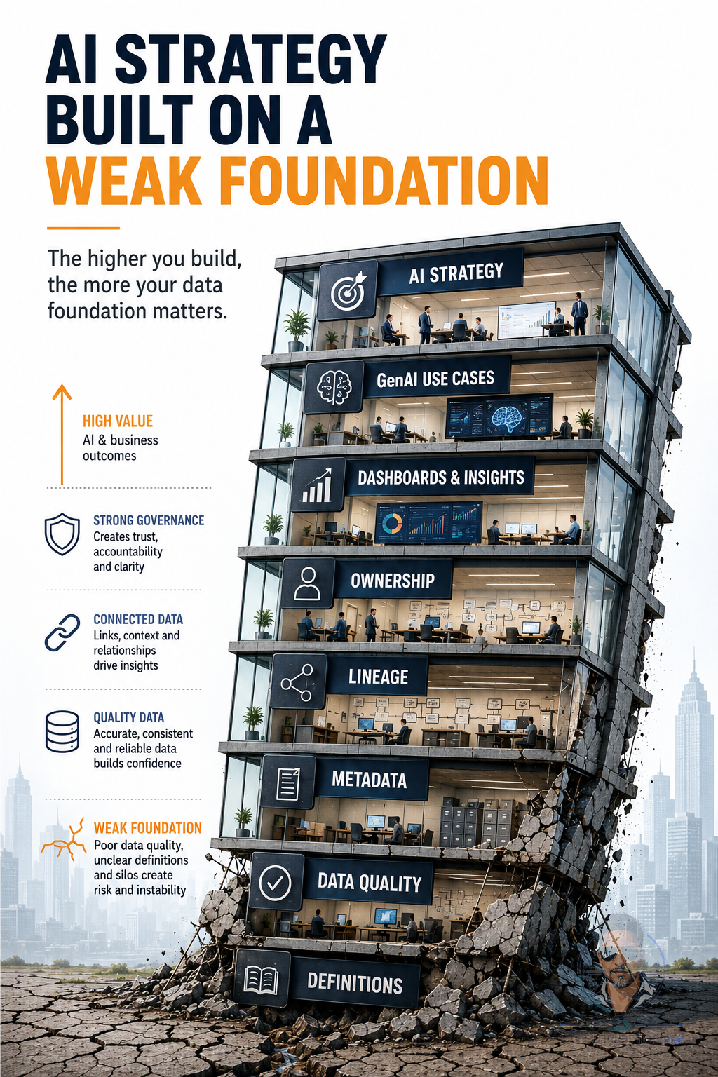 Broken foundation beneath an enterprise AI strategy